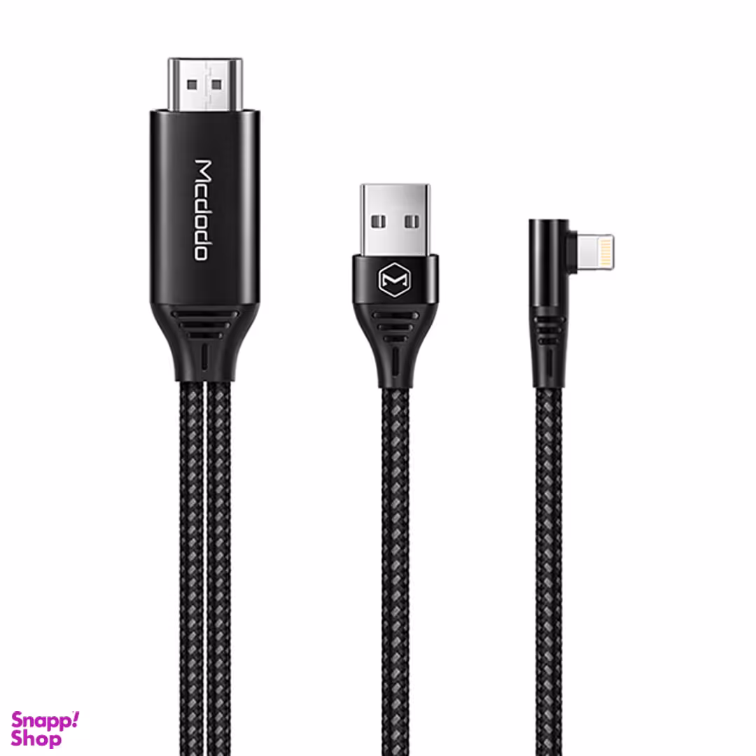 کابل تبدیل لایتنینگ به HDMI مک دودو مدل CA-6400 طول 200 سانتی متر