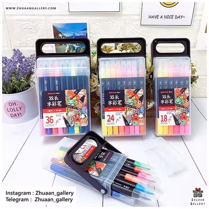 ماژیک براش رنگ آمیزی BLACK BOLUN دوسر