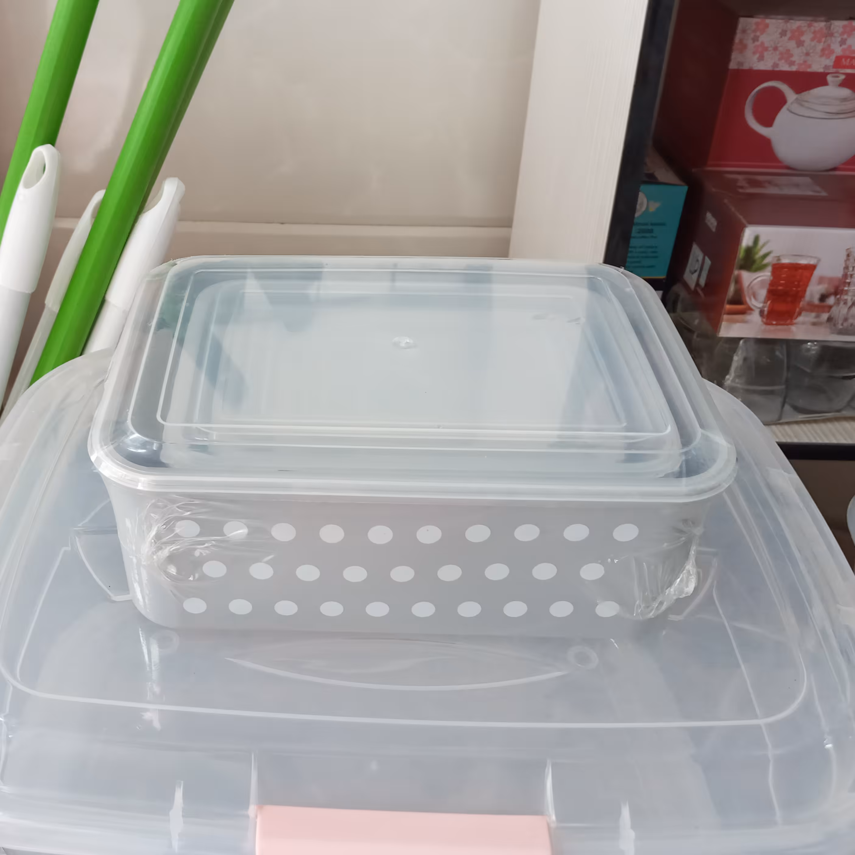 فریزری 4 تیکه مستطیل خالدار با ارسال رایگان