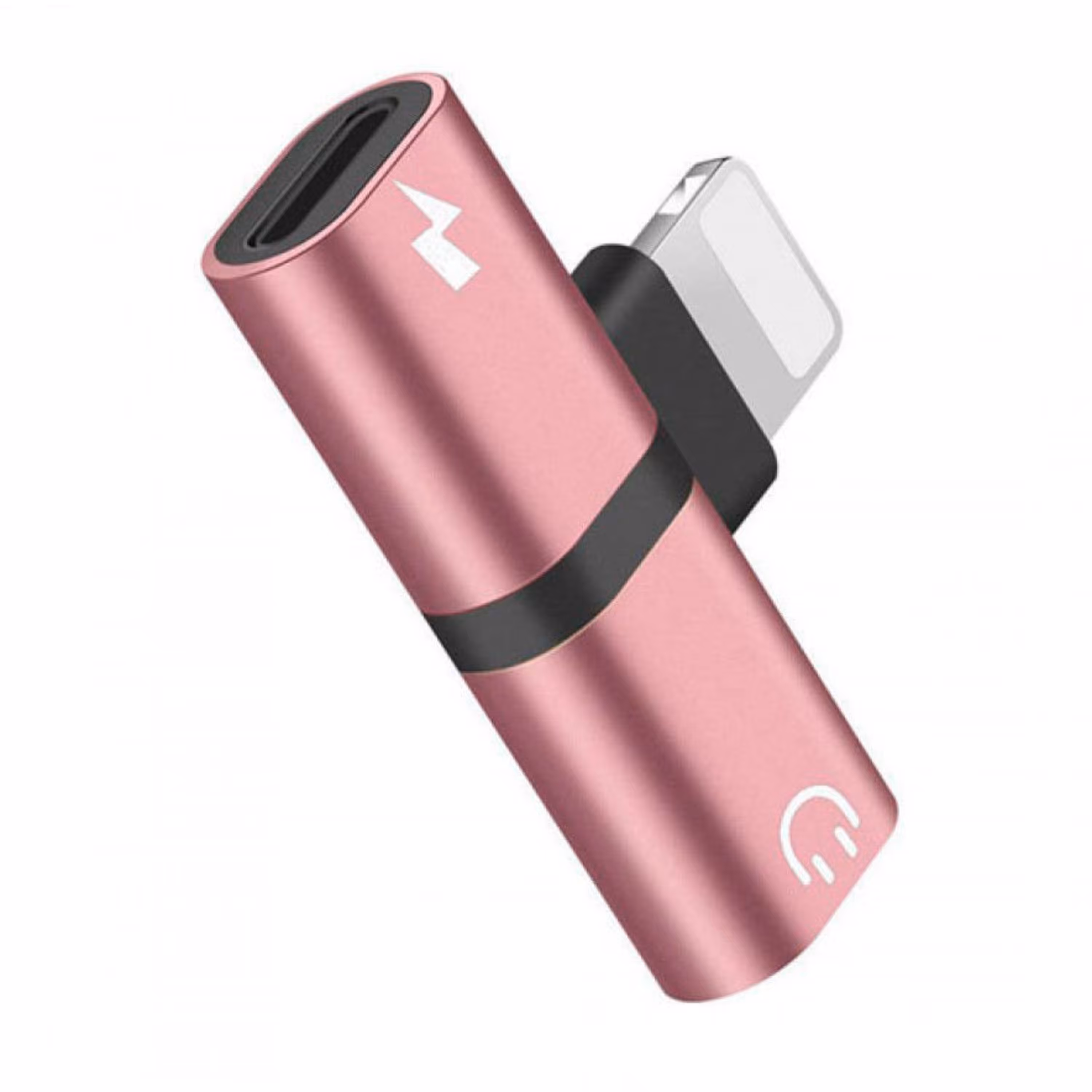 مبدل 1 به 2 لایتنینگ مدل LS-3 رنگ رز گلد 