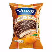 بیسکویت والس روکش شکلات پرتقالی سیرنگ - 17 گرم بسته 60 عددی