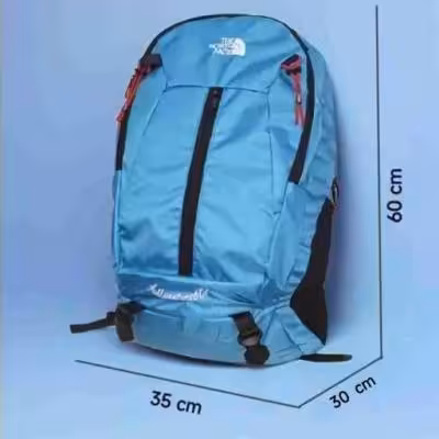 کوله پشتی کوهنوردی 60 لیتری نیمه حرفه ای طرح the north face ( آبی )