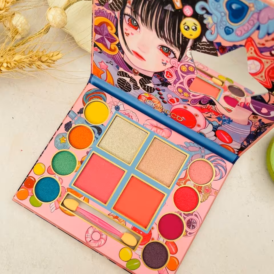  پالت سایه رژگونه و هایلایتر 