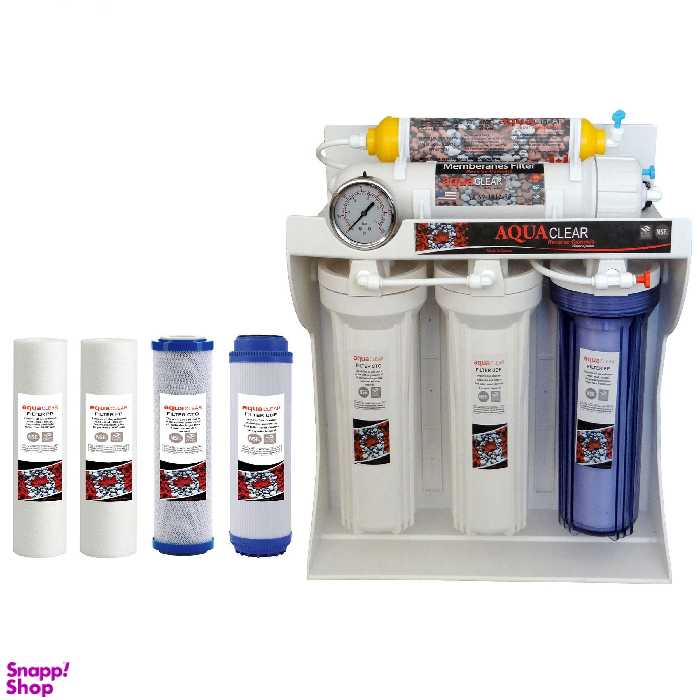 دستگاه تصفیه کننده آب آکوآ کلر مدل RO-C172 به همراه فیلتر بسته 4 عددی