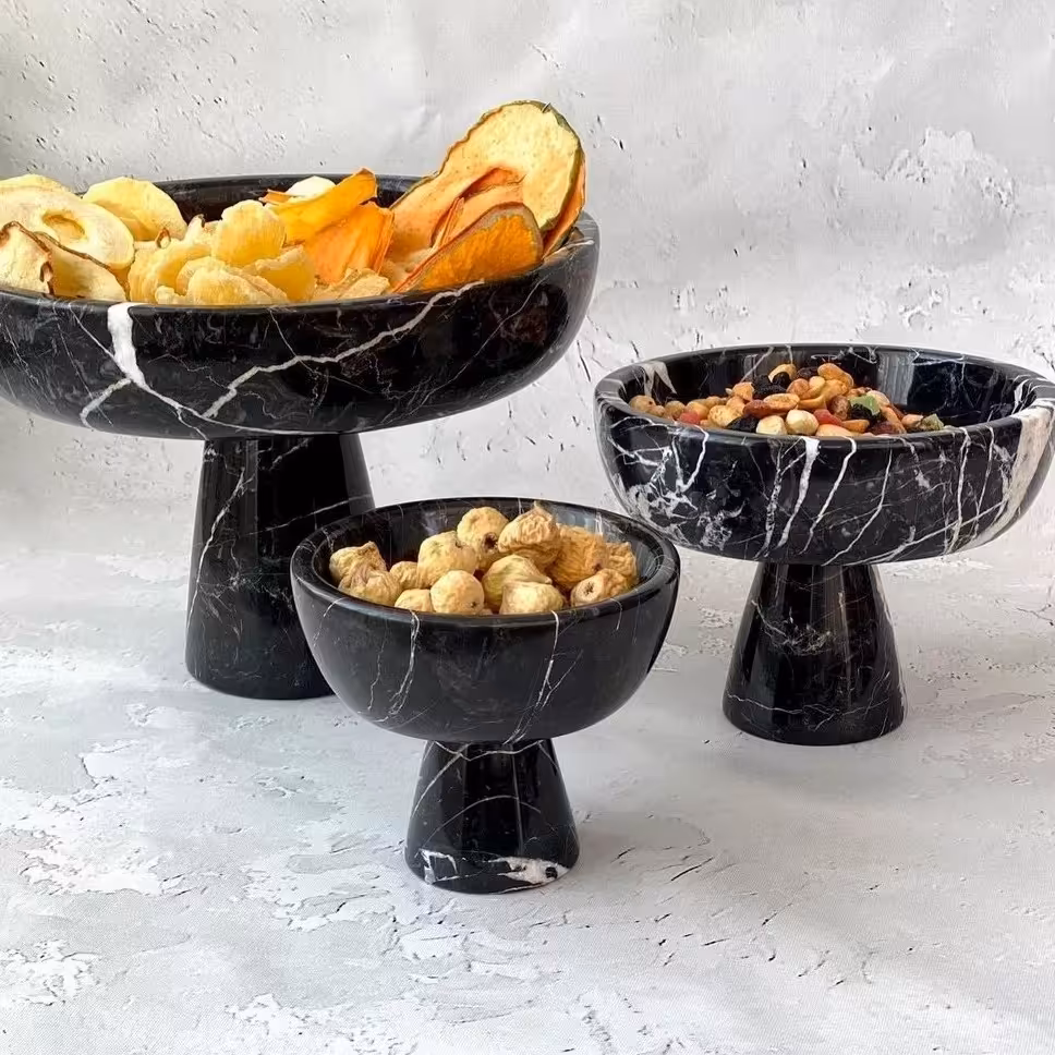 ظروف سنگ طبیعی میوه خوری و پذیرایی