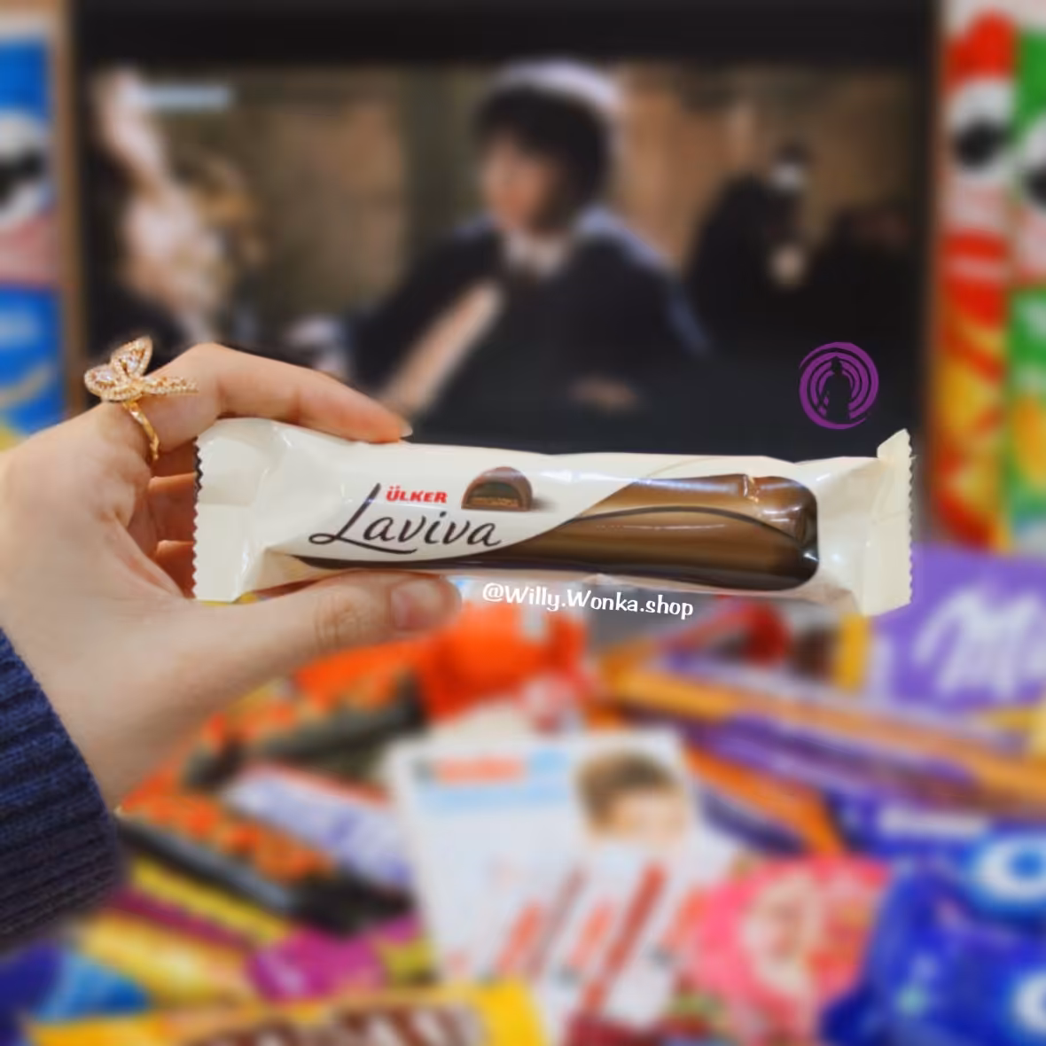 شکلات لاویوا با مغز کرم شکلاتی