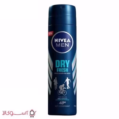 اسپری بدن مردانه نیوآ مدل dry fresh حجم 150 میل