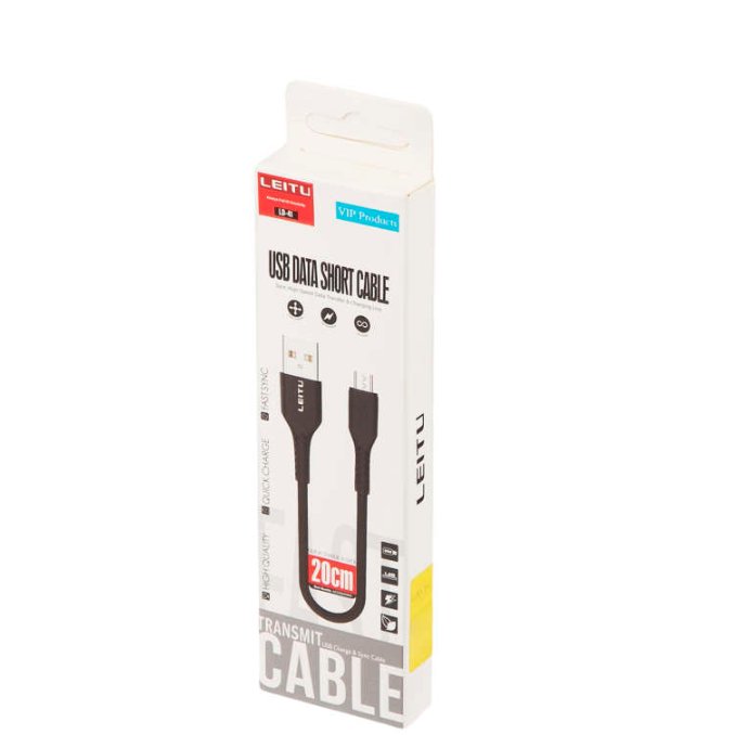 کابل تبدیل USBبه microUSB طول20سانت