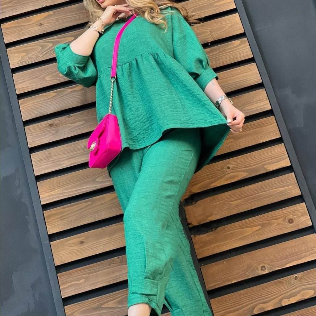 ست شومیز شلوار ابروبادی