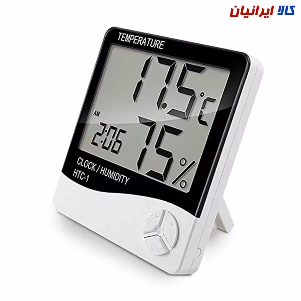 دماسنج و رطوبت سنج و ساعت دیجیتال