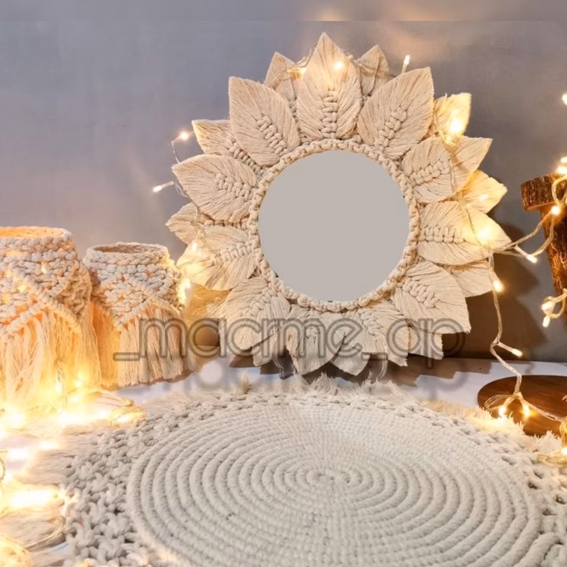 آین مکرومه مدل برگ