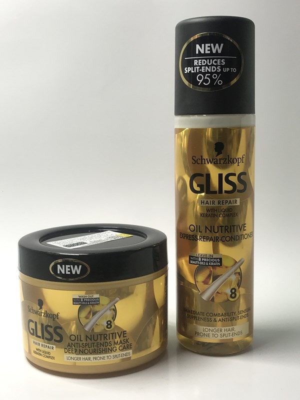 پک دوتایی ماسک و سرم مو مغذی Oil Nutritive گلیس - Gliss