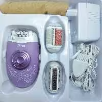 اپلیدی سه کاره حرفه ای کامل dsp اصلی، موکن برقی dsp ، اپیلاتور شارژی ، ماشین اصلاح صورت و بدن، اپلیدی خارجی، پسکرایه