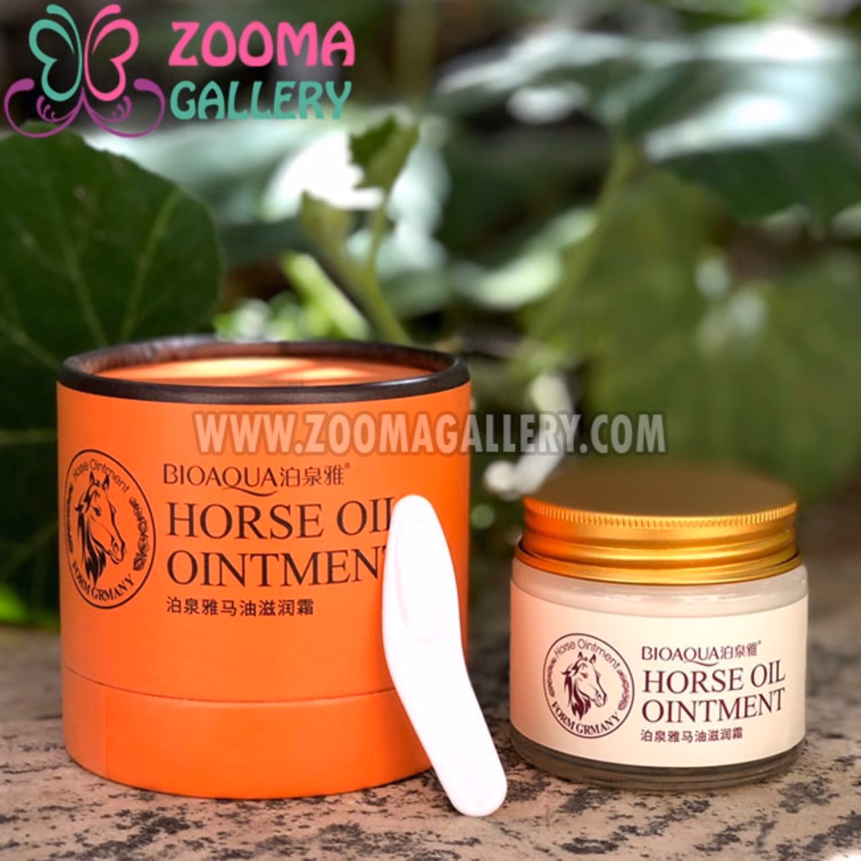 کرم آبرسان روغن معجزه گر اسب بیوآکوا سفید کننده و درخشان کننده پوست