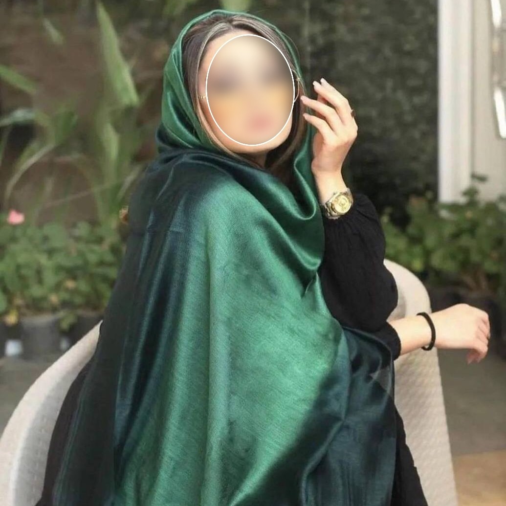 شال مجلسی  و شیک ویسکوز سبز  رنگ