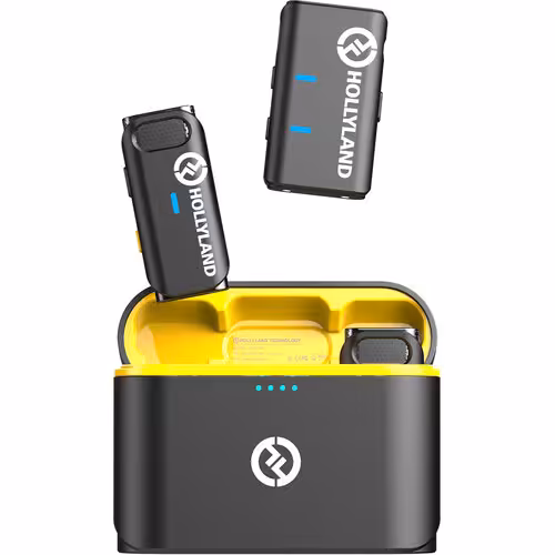 میکروفون یقه ای بی سیم هالی لند (Hollyland Lark M1 Duo (Black