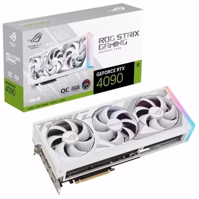 کارت گرافیک سفید ایسوس ROG STRIX RTX 4090 O24G White
