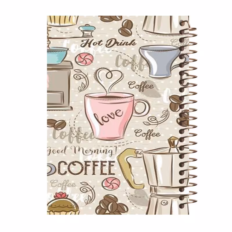 دفتر یادداشت آف تاب شهر طرح Coffee کد 4148