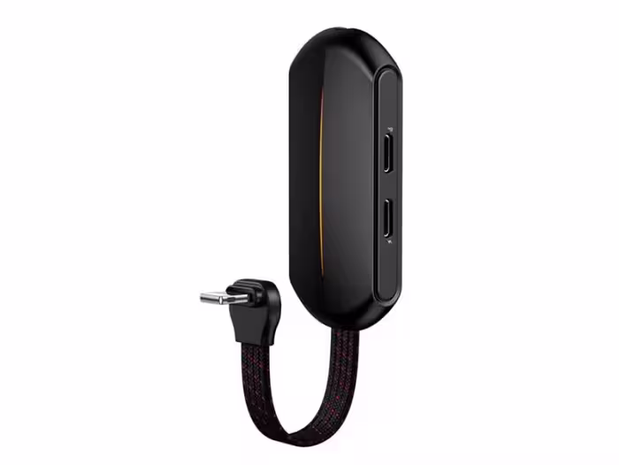 مبدل لایتنینگ به لایتنینگ و جک 3.5 میلیمتری صدا بیسوس Baseus GAMO iP to Dual iP &amp; 3.5mm Adapter L47