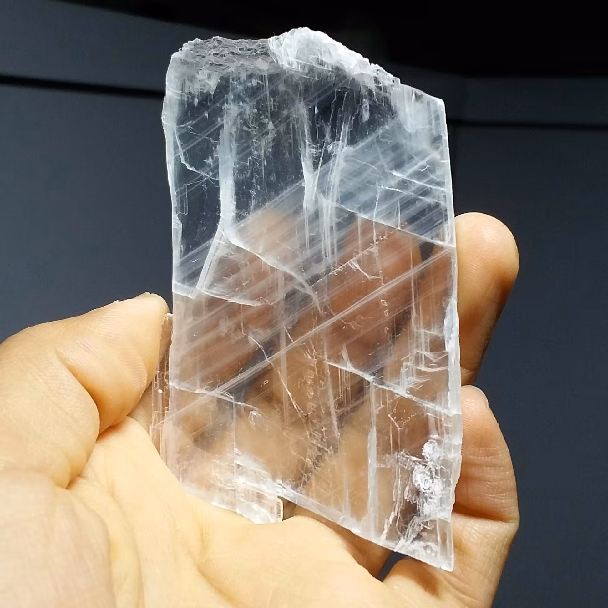 اسلایس سنگ راف ژیپس پلکانی شفاف خاص
 100 در 100 طبیعی شاهکار خلقت
کد 11295