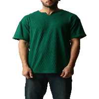 تی شرت مردانه سبز تیره آر ان اس RNS کد 12022349