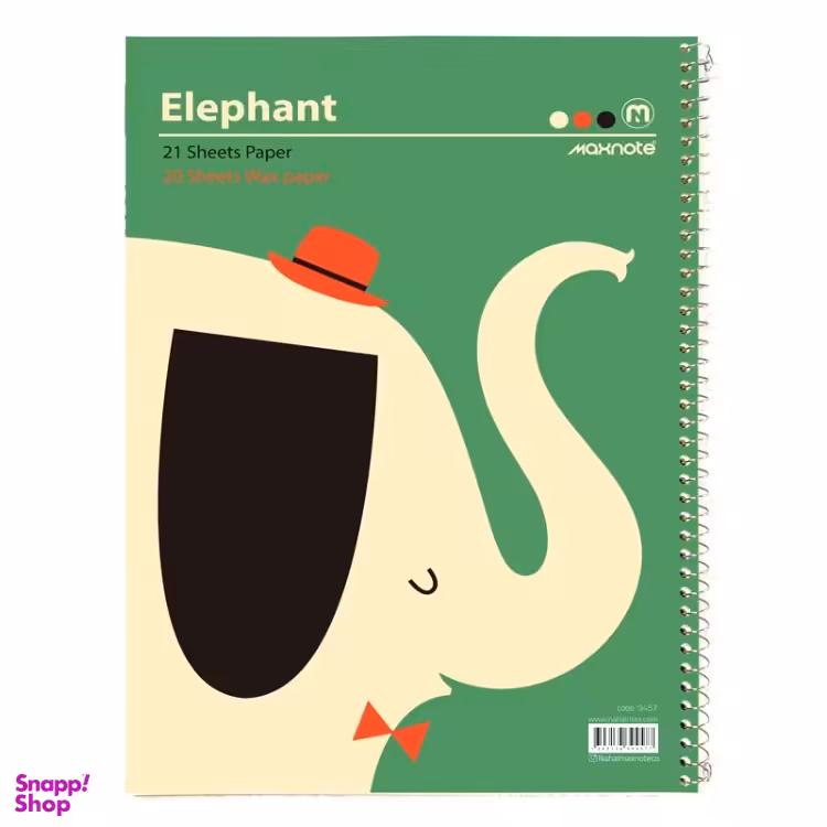 دفتر نقاشی سیمی 20 برگ مکث نوت مدل فیلی کد 2_9457