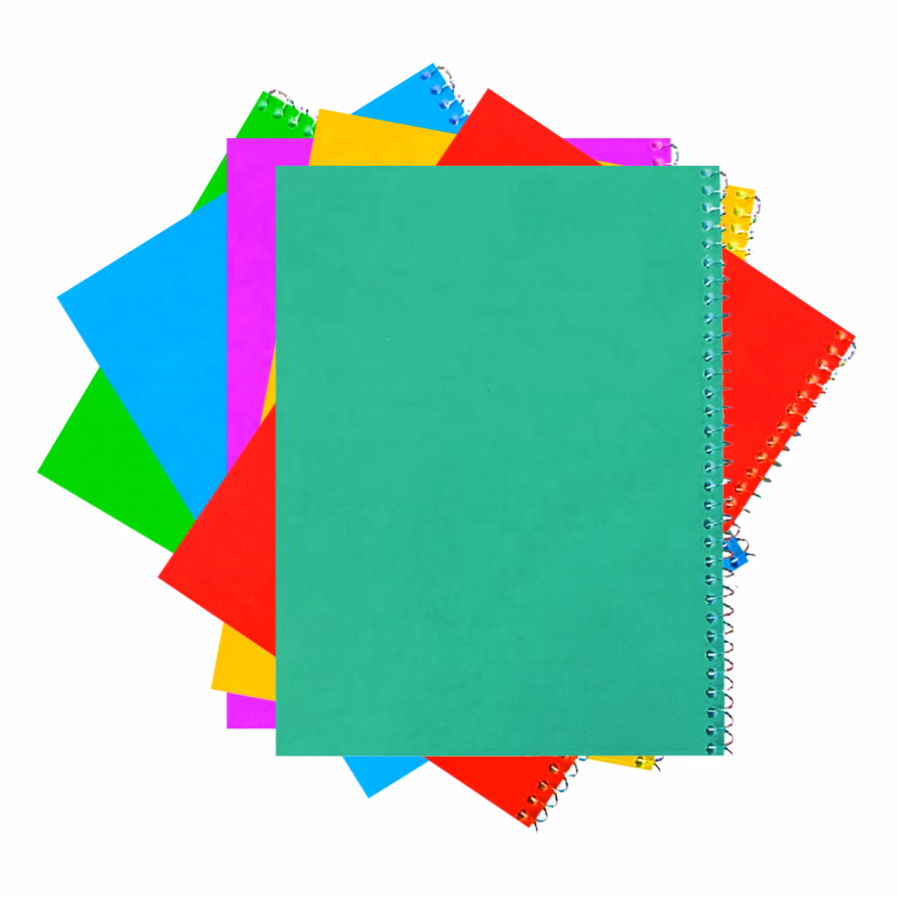 دفتر سیمی 50 برگ (پک 12 عددی)