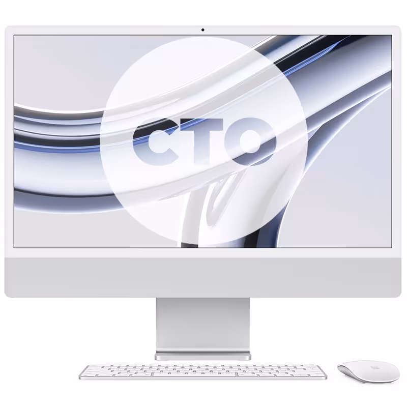 آی مک 24 اینچ M3 کاستوم پردازنده 8core - 10core حافظه رم 16 گیگابایت ظرفیت 512 گیگابایت SSD نقره ای Z19D0001T - Hiapple.ir