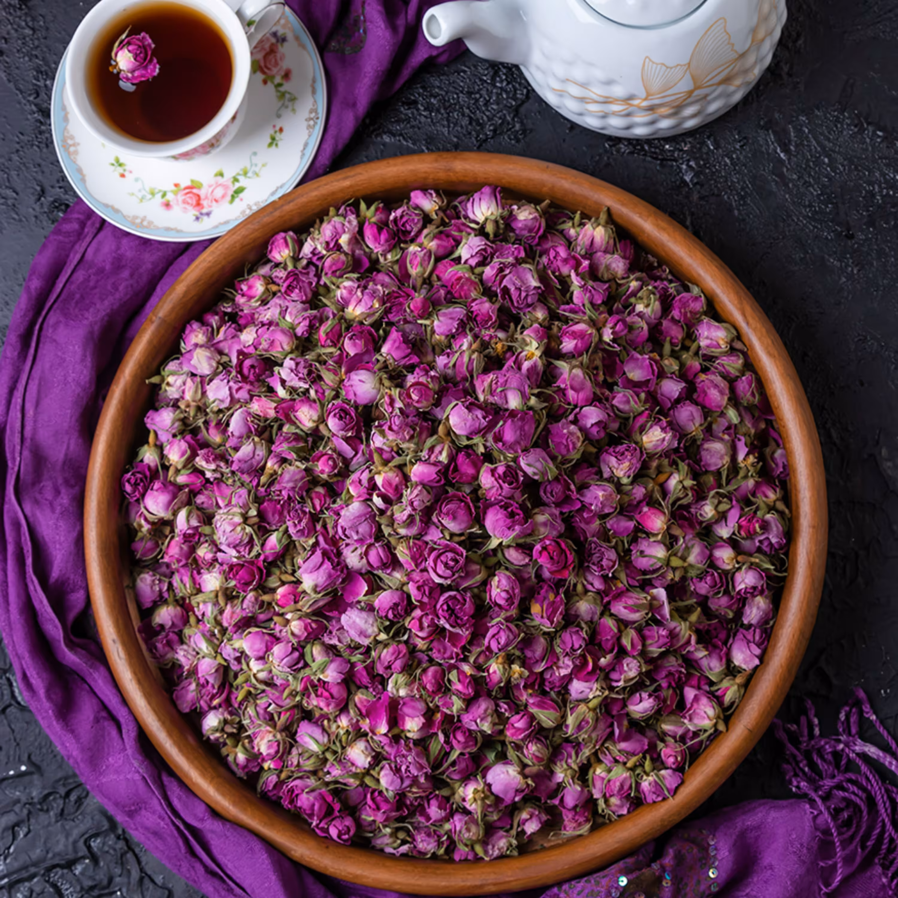 غنچه گل محمدی شیراز 250 گرمی خالص