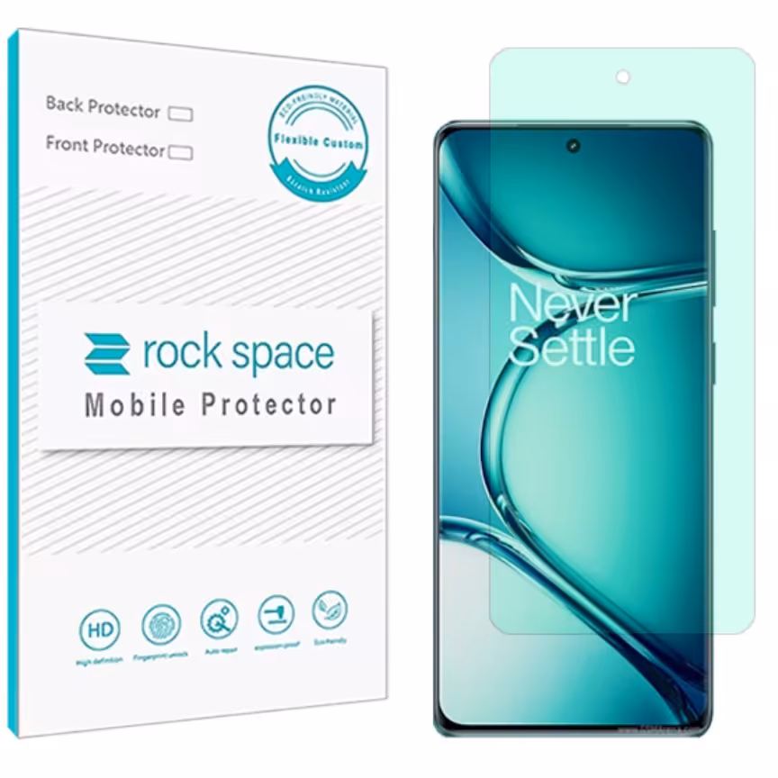 گلس  وان پلاس Ace2 Pro مدل نانو هیدروژل گرین لایت برند راک اسپیس   