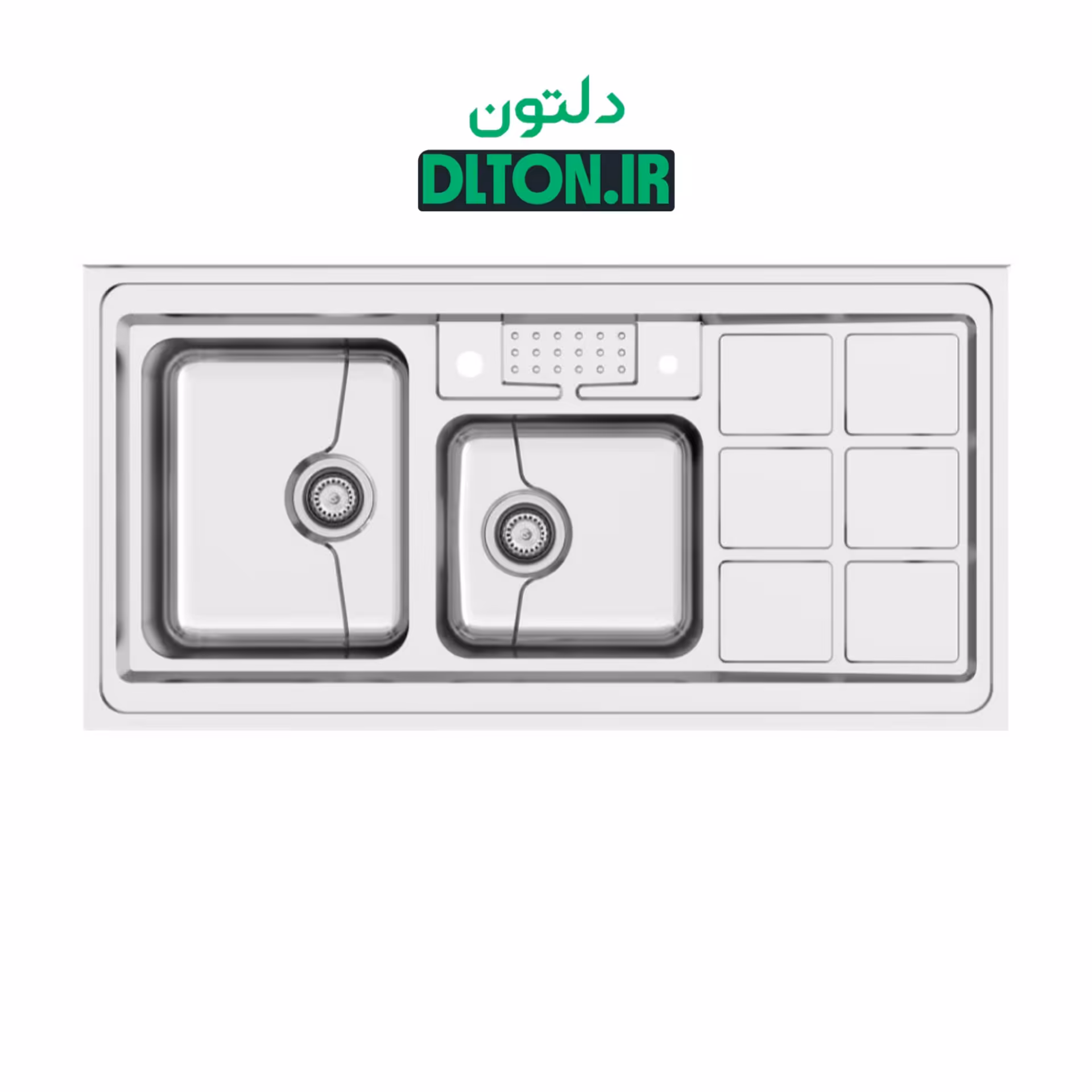 سینک روکار میکس پلاس مدل 9031P45