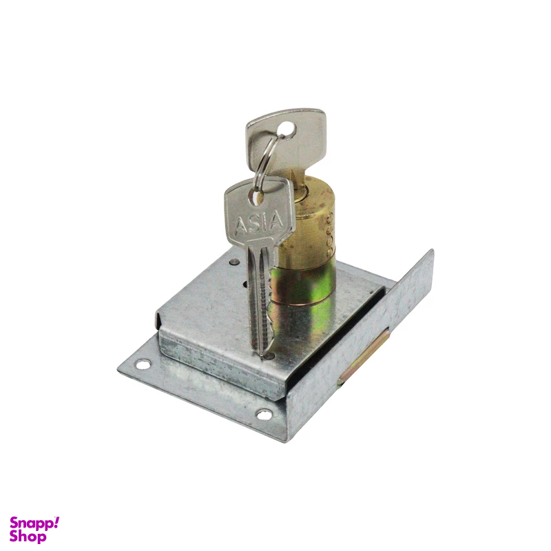 قفل کمدی آسیا مدل دوپله کد YP-7*5*35CM