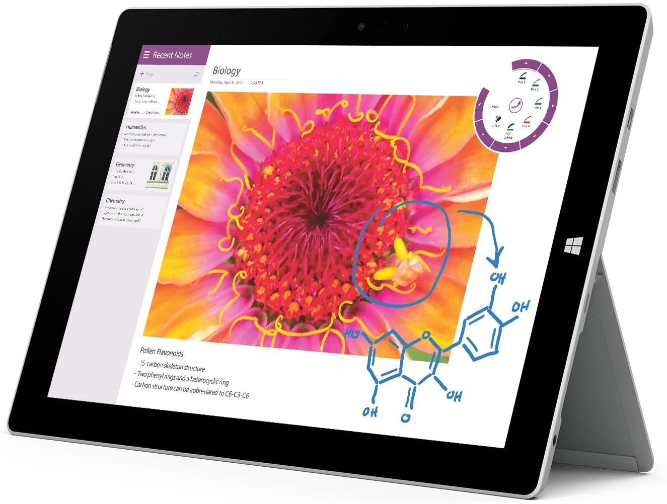 تبلت مایکروسافت مدل Surface 3 ظرفیت 128 گیگابایت با کیبرد و قلم