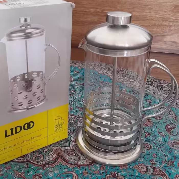 فرنچ پرس استیل 600ml 