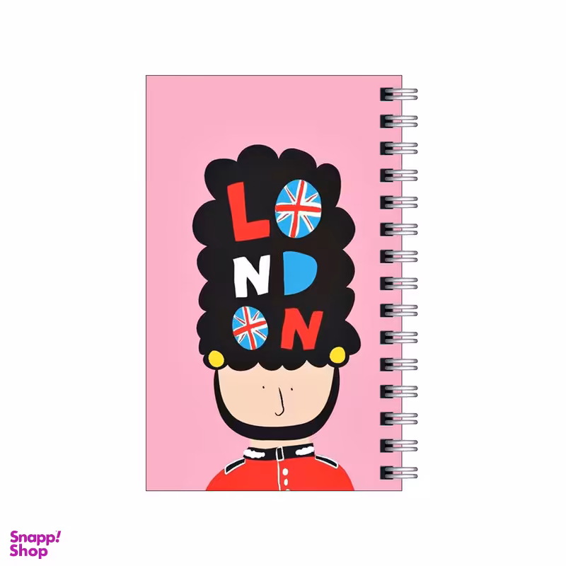 دفترچه یادداشت 60 برگ مدل To Do List طرح پلیس لندن کد 8009666