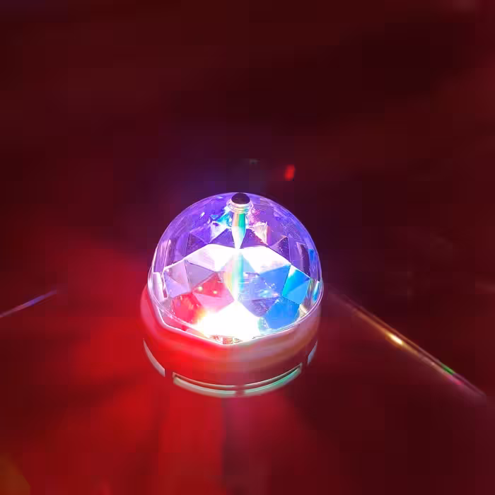 لامپ رقص نور  گردان3 وات مناسب برای جشن تولد 