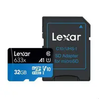 کارت حافظه لکسار ظرفیت 32GB به همراه آداپتور SD