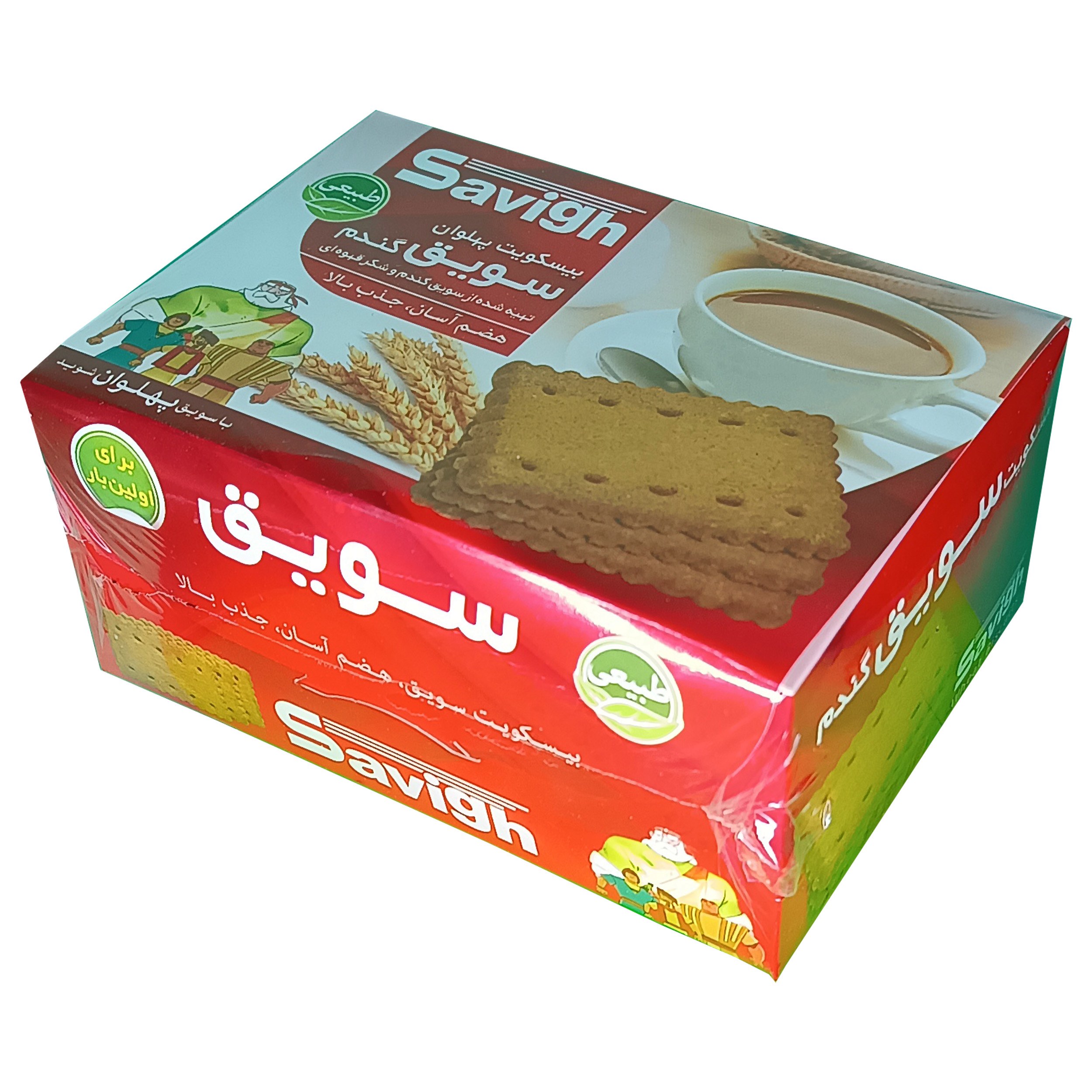 بیسکوئیت سویق گندم فدک (پهلوان)