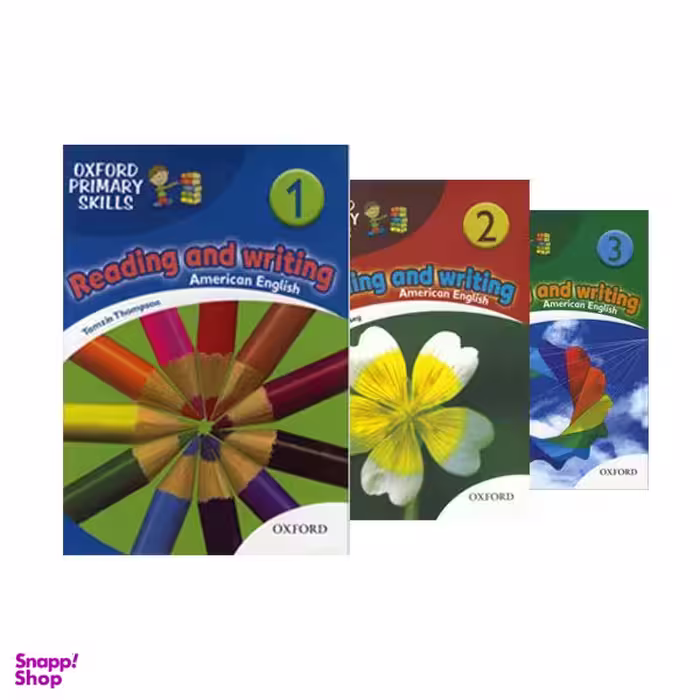 کتاب oxford primary skills Reading and Writing American اثر Tamzin Thampson انتشارات زبان مهر 3 جلدی