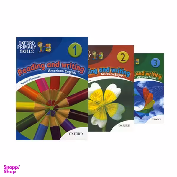 کتاب oxford primary skills Reading and Writing American اثر Tamzin Thampson انتشارات زبان مهر 3 جلدی