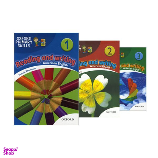 کتاب oxford primary skills Reading and Writing American اثر Tamzin Thampson انتشارات زبان مهر 3 جلدی