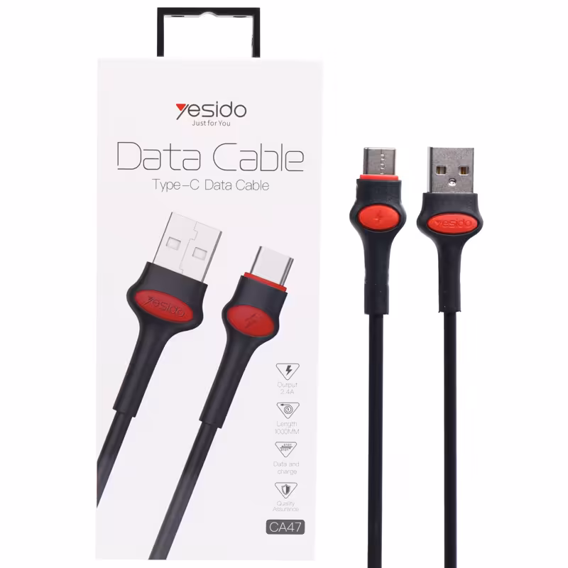 کابل Yesido CA47 2.4A 1m Type-C
