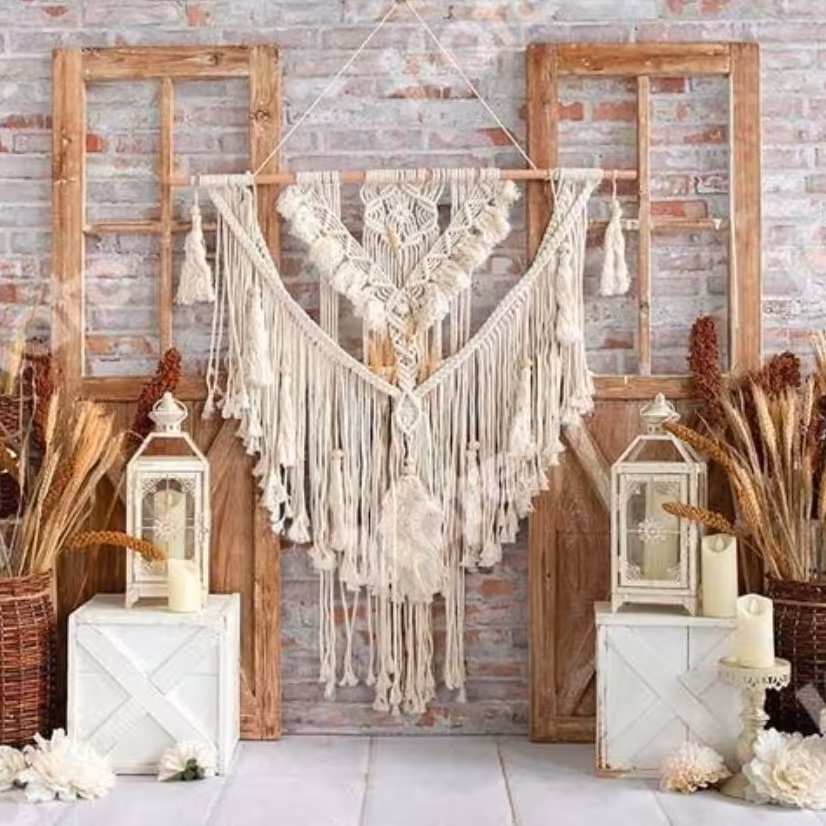 دکور مکرومه شیک برای عکاسی و اتلیه 