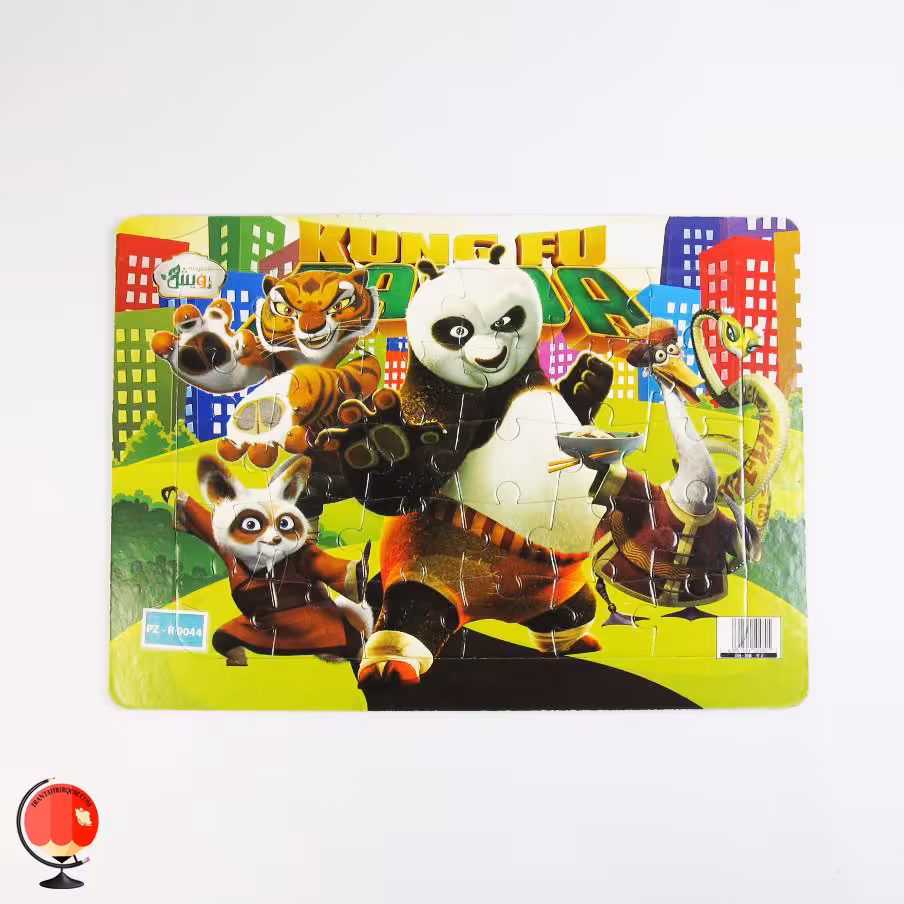 پازل کودکانه 30 تکه طرح پاندای کونگ فو کار