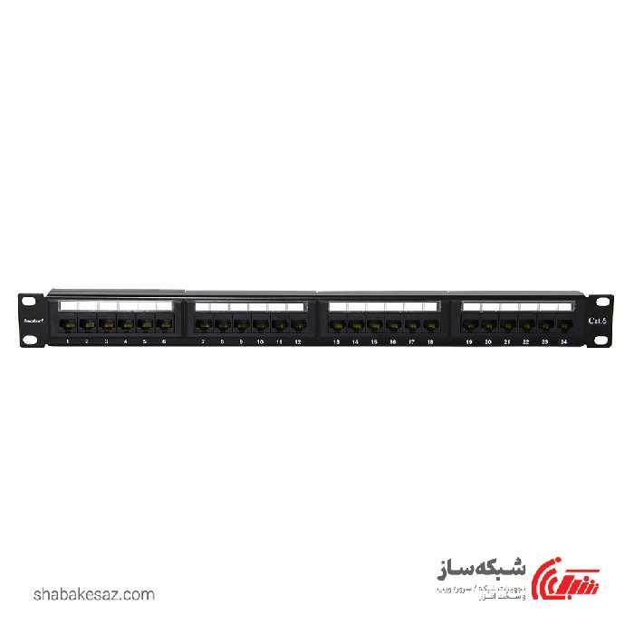 قیمت و خرید پچ پنل شبکه Cat6 UTP رپیتون Rapiton RP-PP24-L6U - شبکه ساز