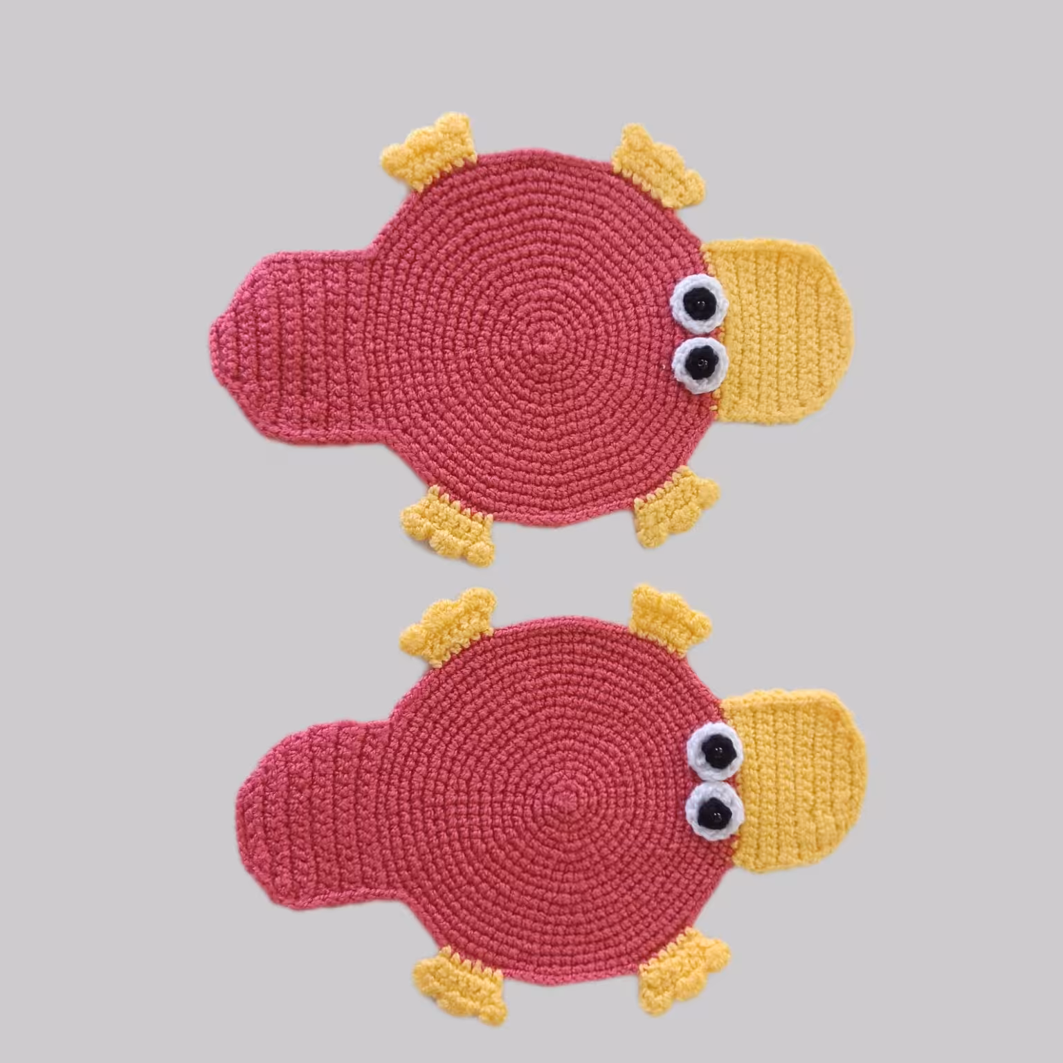 دستگیره بافتنی فانتزی طرح پلاتی پوس 