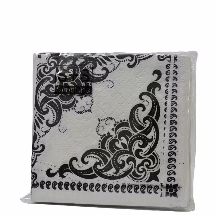 دستمال سفره طرح تیره 12 بسته 