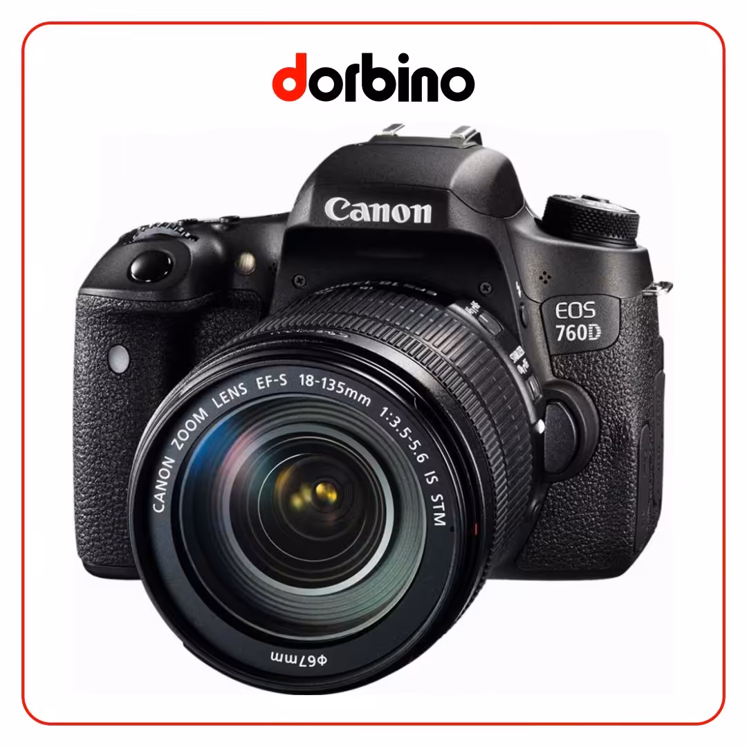 دوربین عکاسی کانن Canon EOS 760D Kit 18-135mm f/3.5-5.6 IS STM - فروشگاه دوربین دوربینو