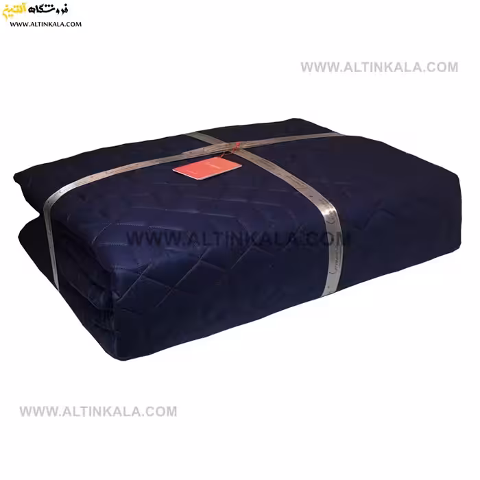 روتختی بهارخواب لومانا تمام پنبه دونفره 4تکه رنگ سرمه ای – زرشکی