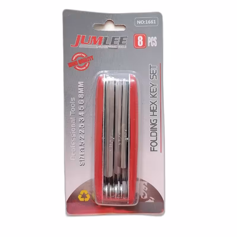 ست آلن شش گوش تاشو 8 عددی جاملی 